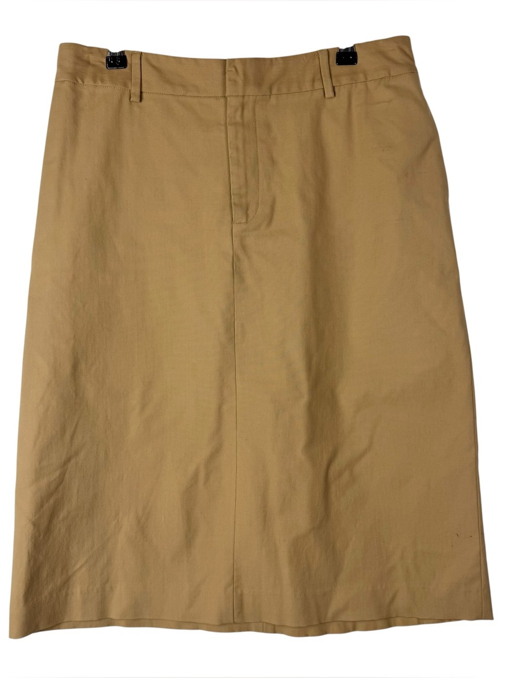 Banana Republic Dark Khaki A-Line Knee Length Pencil Skirt 6